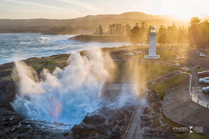 Kiama Blowhole (AE010R) - Extra Large Framed Photograph