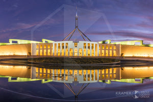 Parliament House 'Mauve Twilight', ACT (FA075R)
