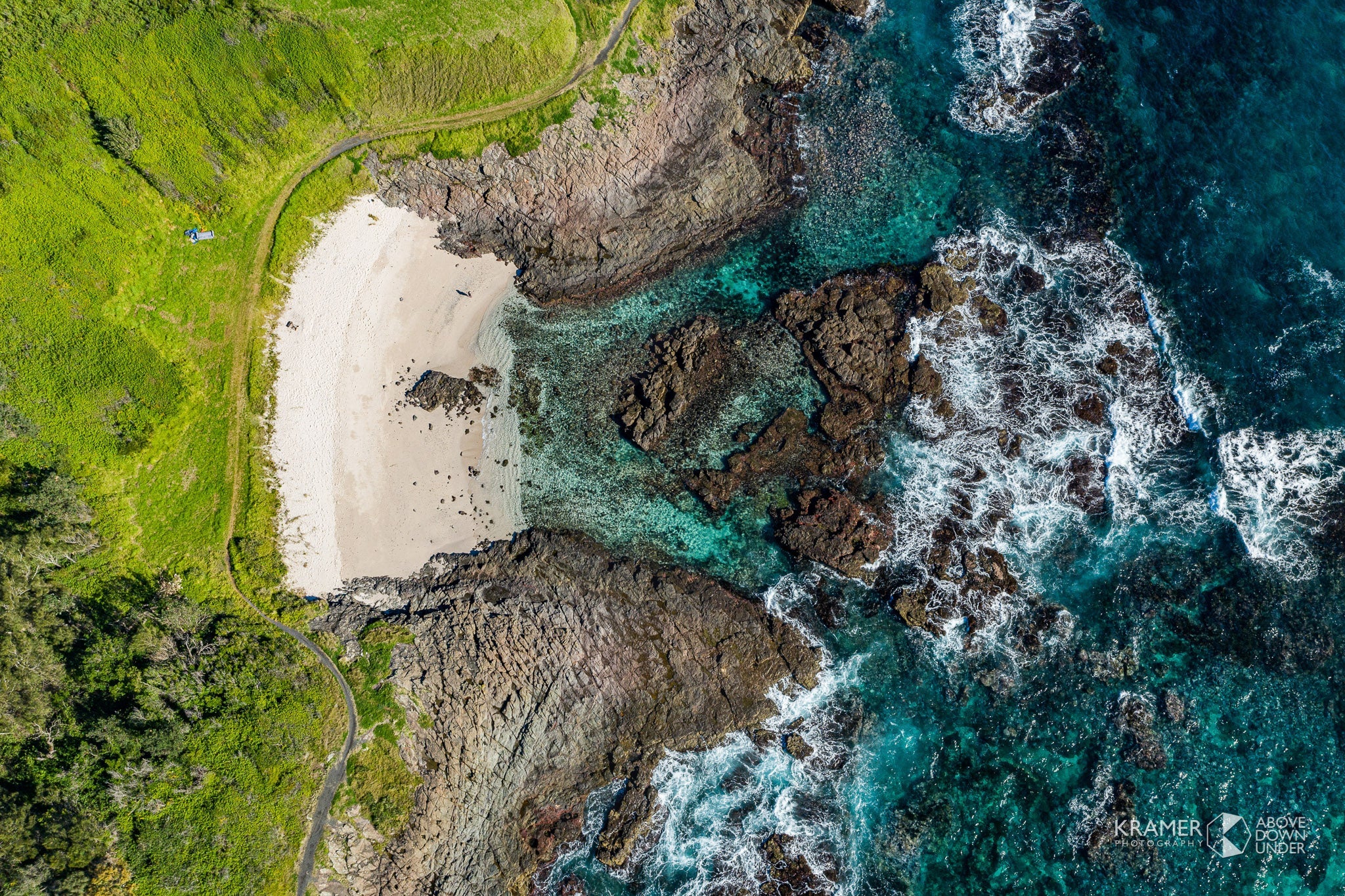 Bass Point Rocks Bass Point from Above, Shellharbour (AD109R) - Kramer Photography