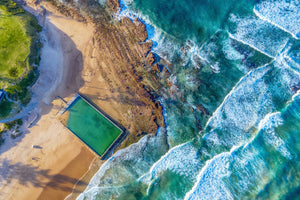 Bulli from Above, Wollongong - 20x30" Canvas