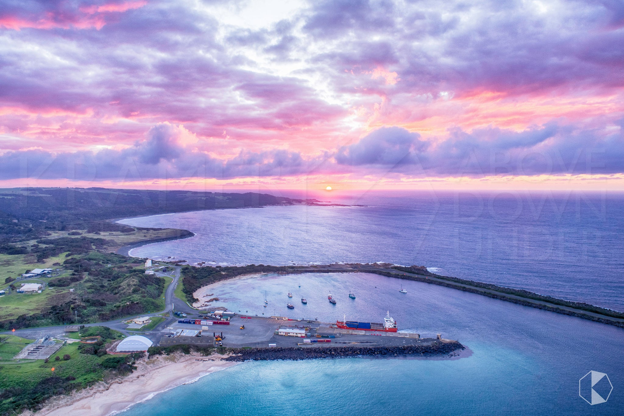 Grassy Harbour Sunrise, King Island (KI023R)