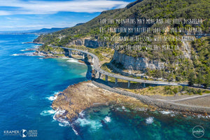 Word + Image: Isaiah 54:10 Sea Cliff Bridge (WI050R)
