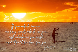 Word + Image: John 15:7 Shellharbour Paddleboard (WI060R)