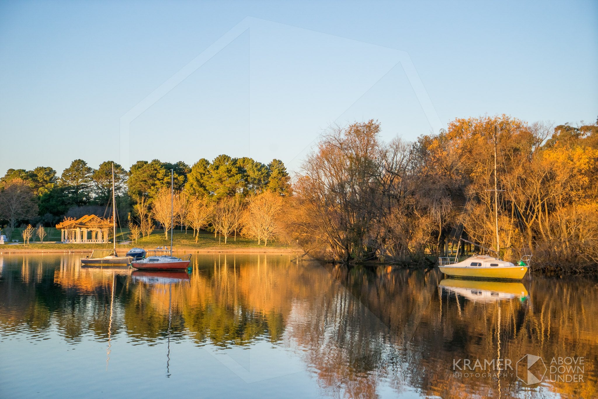 Lake Burley Griffin 'Reflected Boats 2', ACT (FA048R)