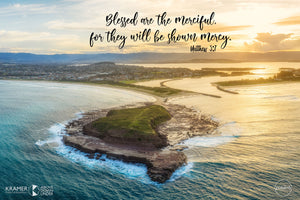 Word + Image: Matthew 5:7 Windang Island (WI062R)