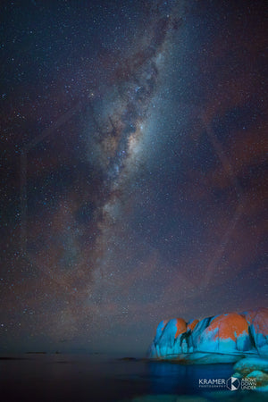 'Milky Way', Bay of Fires, Tasmania (CB008VR)