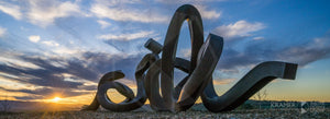 National Arboretum Canberra 'Sculpture Sillhouette', ACT (FA003P)