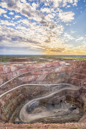 Open Cut Gold Mine, Cobar, Outback NSW (BO022VR)