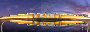 Parliament House 'Mauve Twilight' ACT (FA073P)