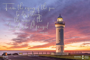 Word + Image: Psalm 113:3 - Kiama Lighthouse (WI031R)