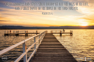 Word + Image: Psalm 23:6 Lake Illawarra (WI052R)