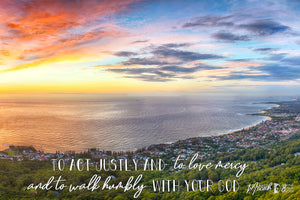 Word + Image: Micah 6:8 - Sublime Point (WI012R)