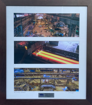 Framed Panoramic Photographs - Series of 3